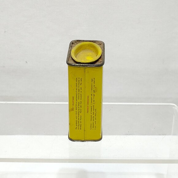 Colman's Bull's Head Mustard Spice Tin 2 Oz Collectible Décor Tin England VTG - Picture 4 of 6